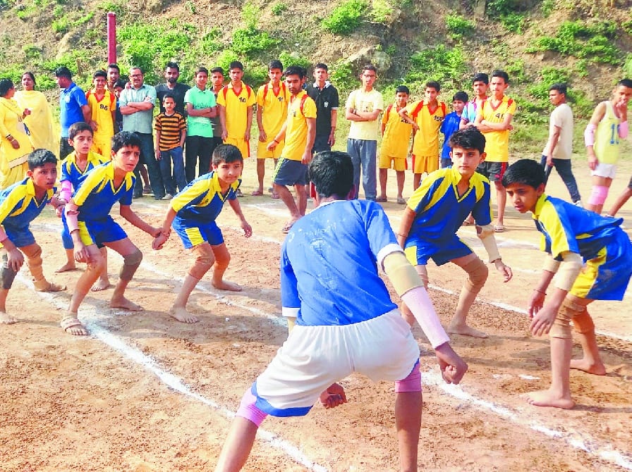 कबड्डी प्रतियोगिता में नदौली विजयी