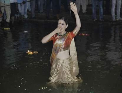 Manikarnika the queen of  jhansi’s first poster launched at varanasi