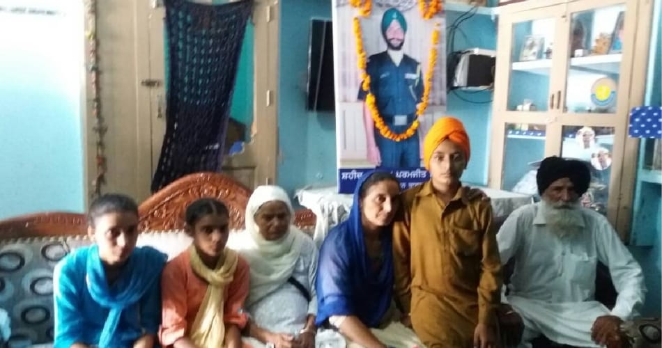 government has not  compensation to martyr's family