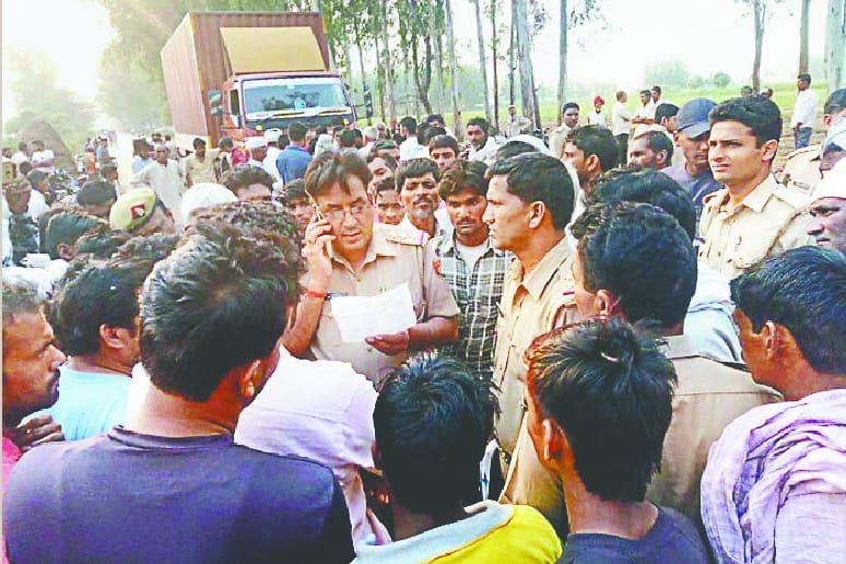 CRPF jawan dies in road accident