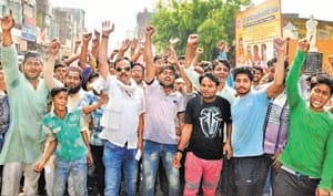 Police constable protested against harassment