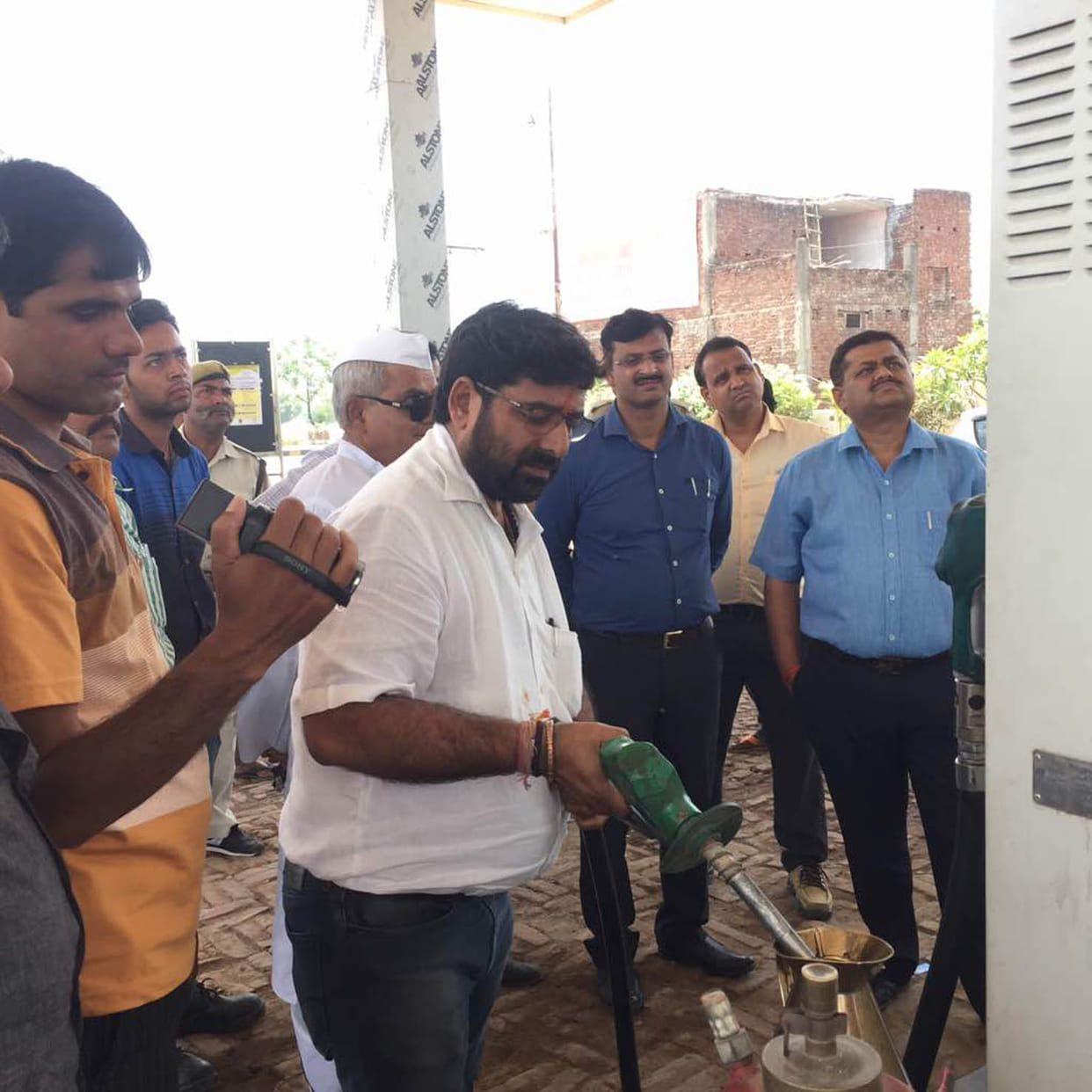 Former chairman gets reduction on petrol pump