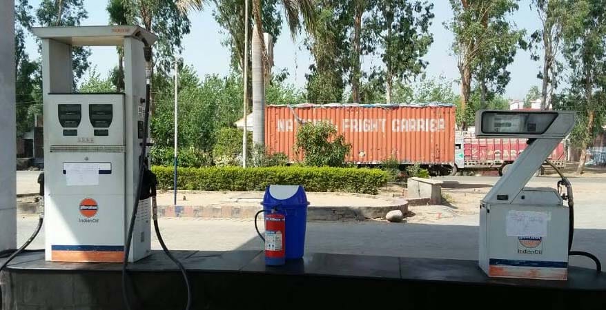 Season two petrol pump on the district after getting disturbance