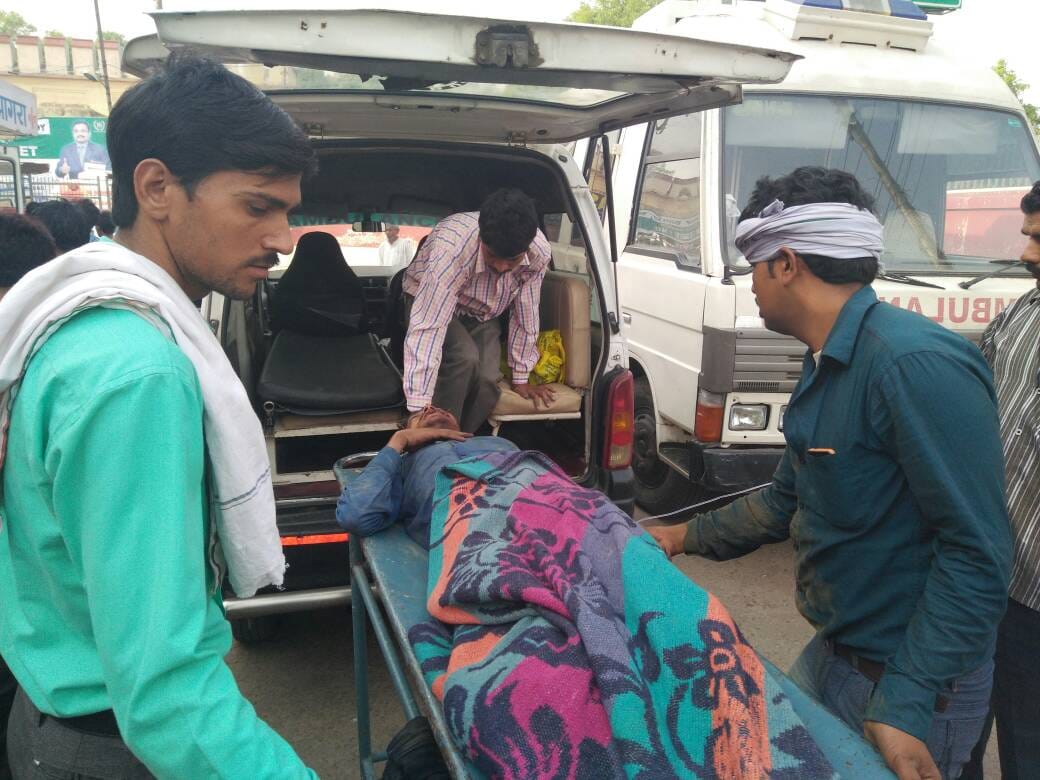 injured man didn't get sufficient treatment in agra 