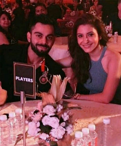 Virat Kohli, Anushka Sharma attend RCB’s 10-year celebrations together in IPL 2017