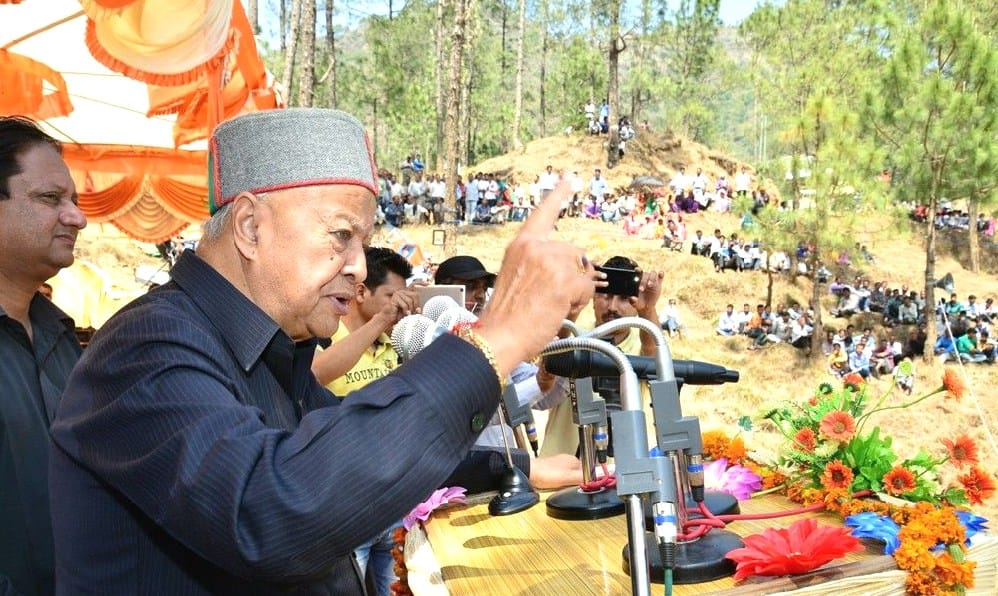 Virbhadra Singh Statement at Jubal Rally.