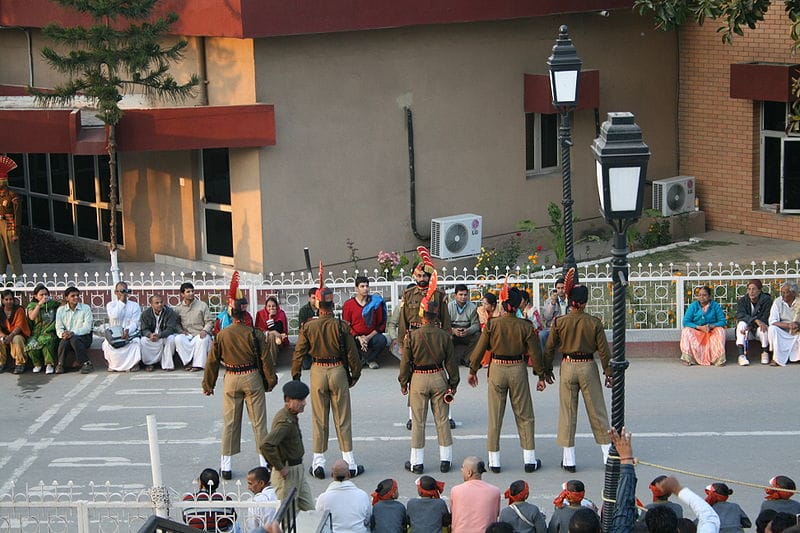 Some changes in Wagah border retreat ceremony