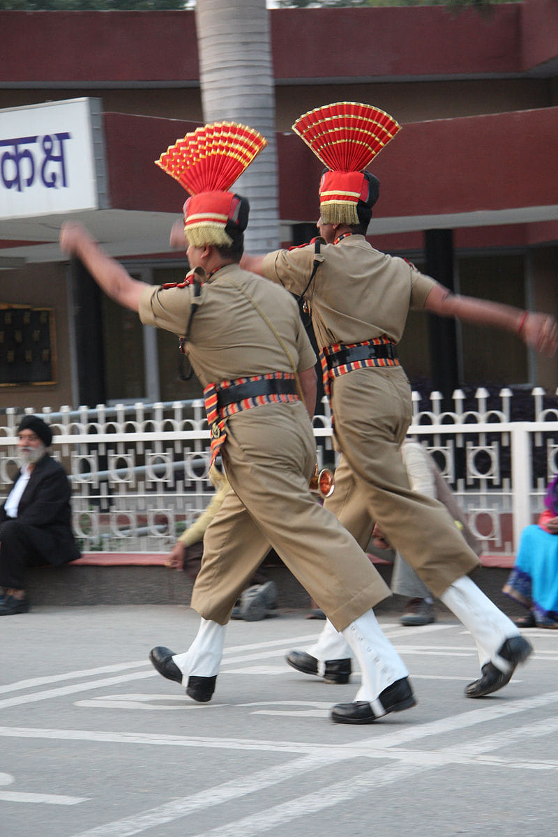 Some changes in Wagah border retreat ceremony