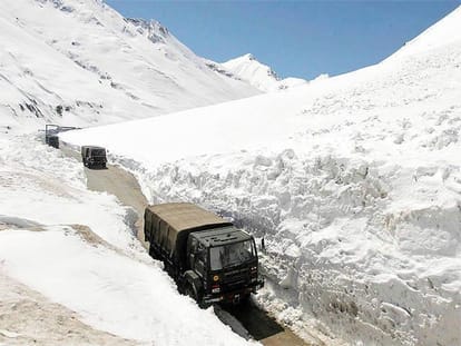 Jammu-Srinagar highway closed for three hours due to landslide