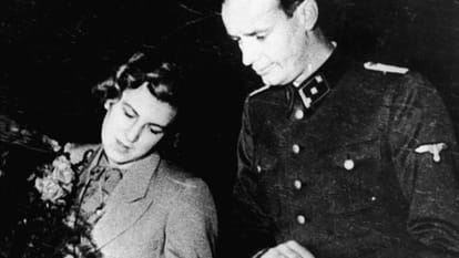 adolf hitler married, party again shot