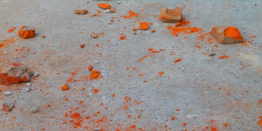 Commotion on temple land, policeman killed in front of police, communal tension