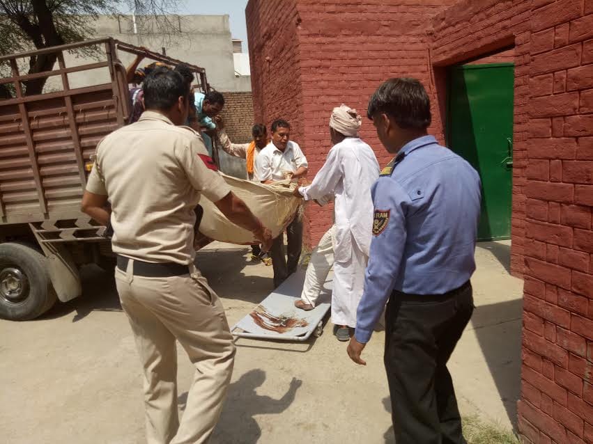 Big accident in fatehabad haryana, 2 death, 8 injured