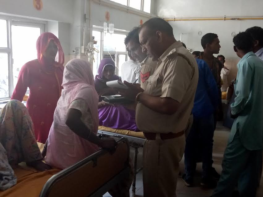 Big accident in fatehabad haryana, 2 death, 8 injured