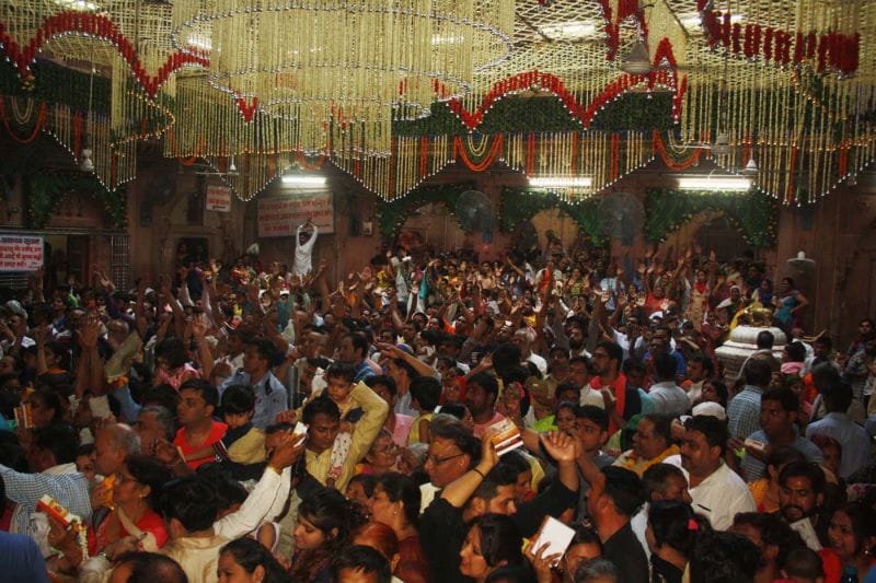 rush on bankebihari temple on mohini ekadashi