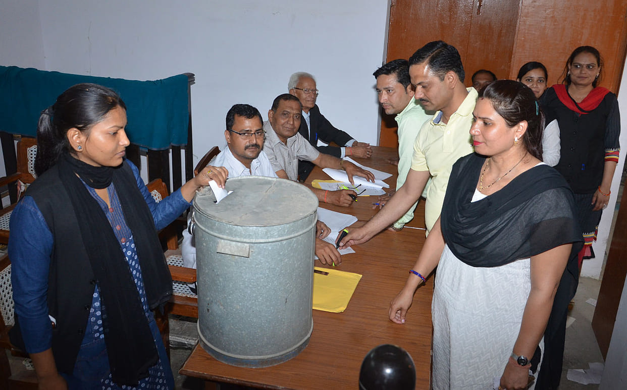 Election for five principal, 19 Gram Panchayat members