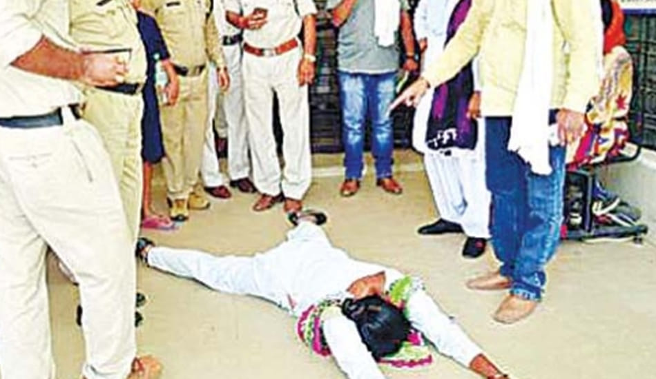 women arrest due to suicide attempt
