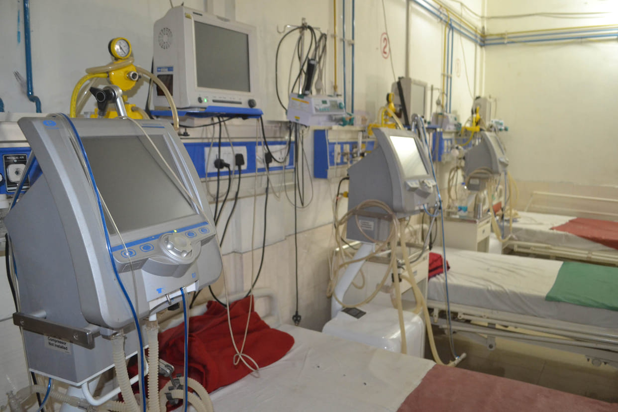 Most of the equipment in the district hospital is useless