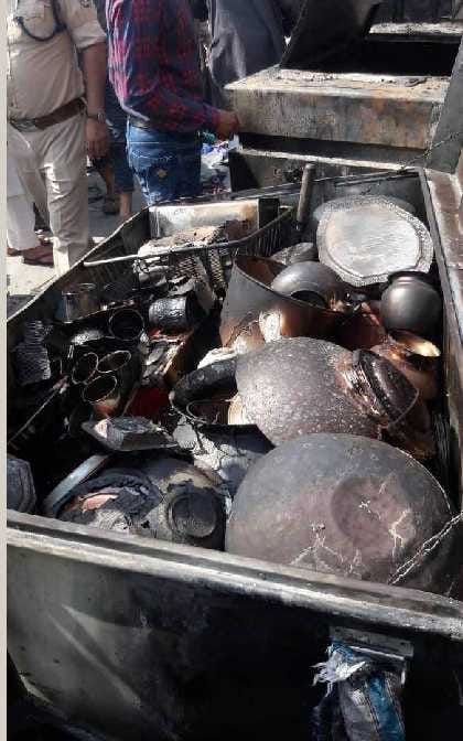Fire at home due to short circuit in dehradun