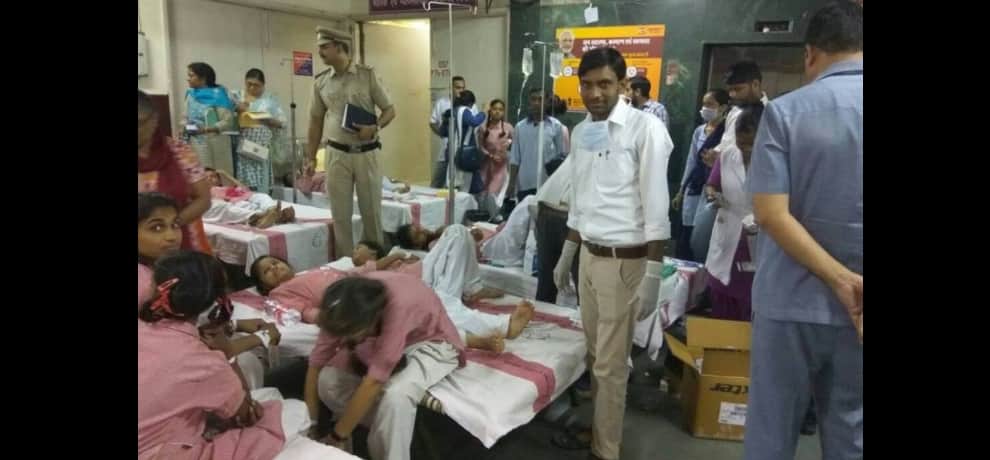 Fumes generated from a container containing chemical imported from China says dcp romil baniya