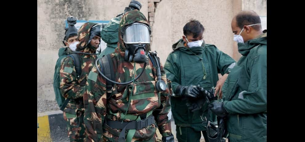 Fumes generated from a container containing chemical imported from China says dcp romil baniya