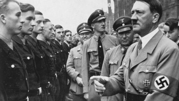 adolf hitler married, party again shot