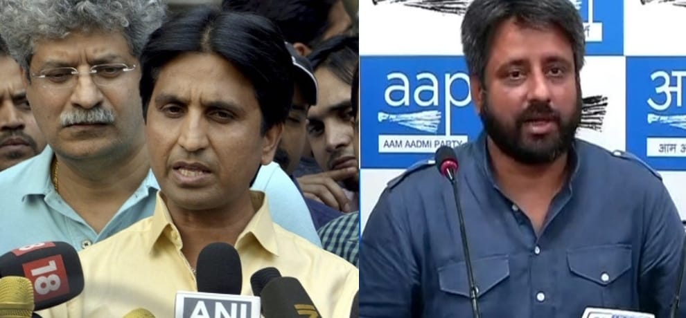 big set back to kumar vishwas as amanatullah khan made member of seven committees of delhi assembly