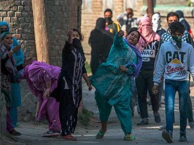 Women separatist furious for rocketing in Kashmir valley