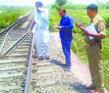 Dead body thrown on track