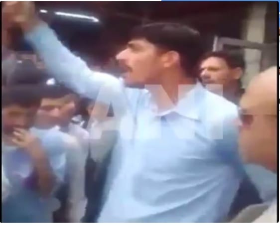IN POK students put Freedom slogans from Pakistan 