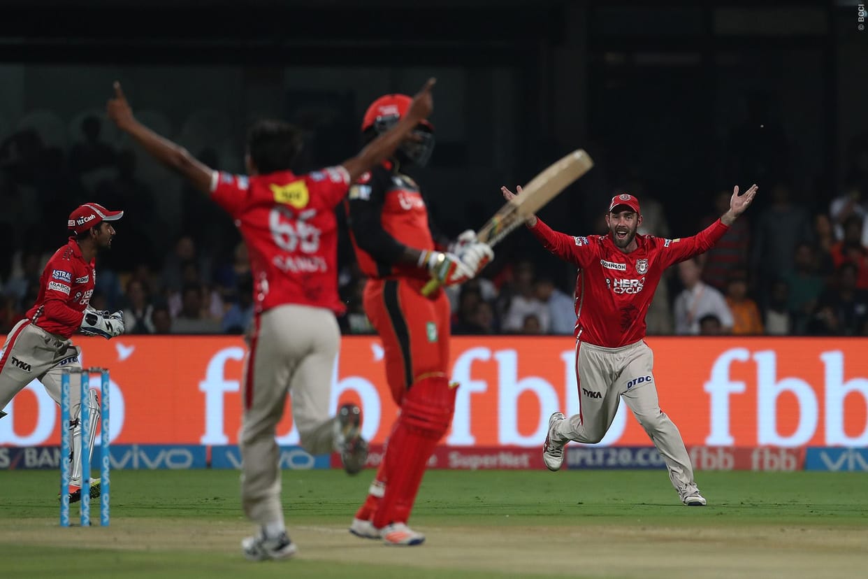 Sandeep Sharma became first bowler to dismiss Gayle, Kohli and de Villiers trio in same match 