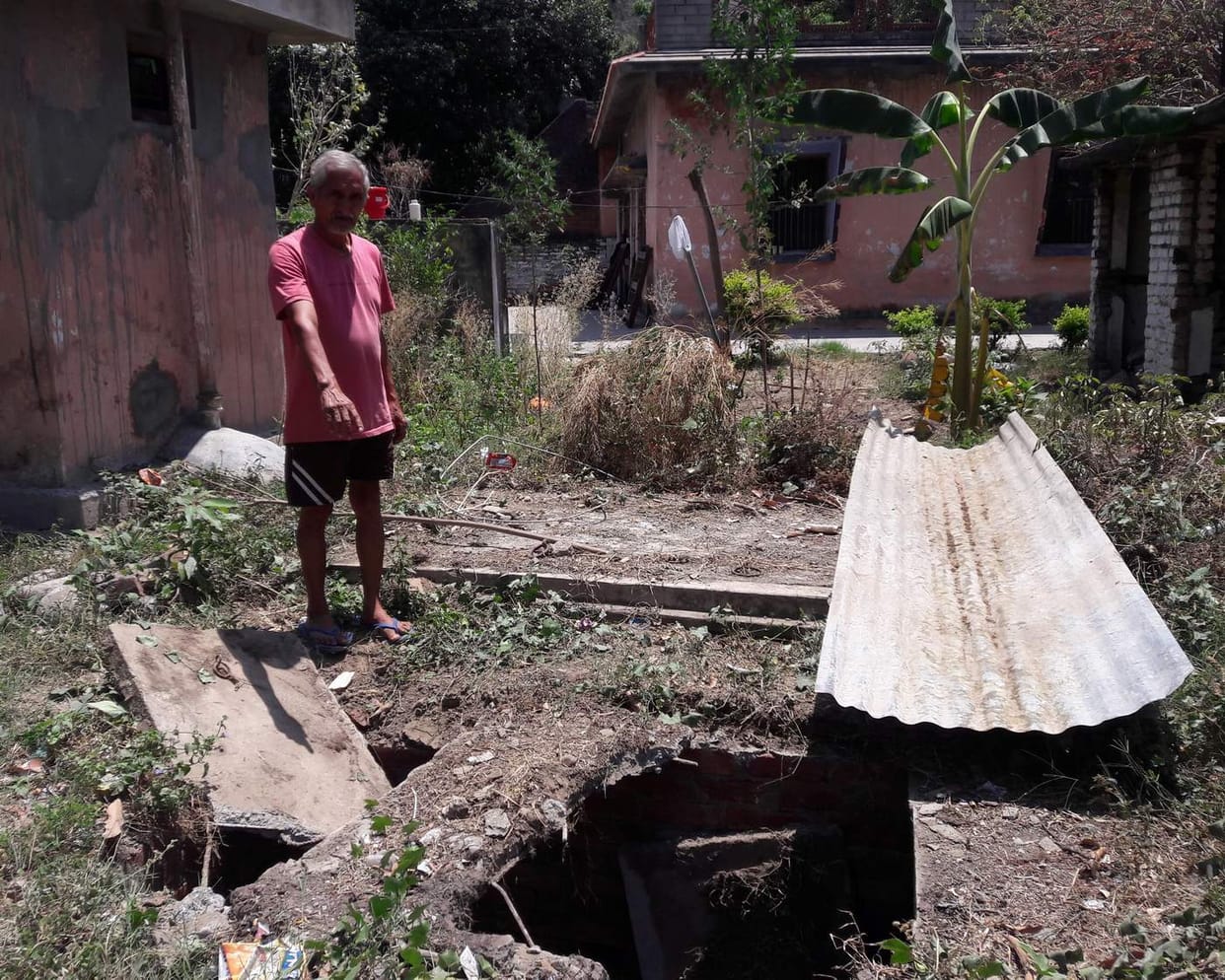 Elephant attacked at Rampur in Sneha area