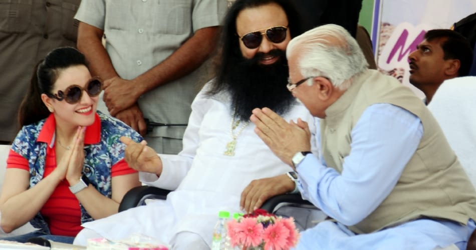 ramrahim would be the brand ambesdor of clean india mission in haryana