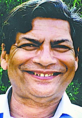 The foundation stone of the poet Viren Dangwal's release today
