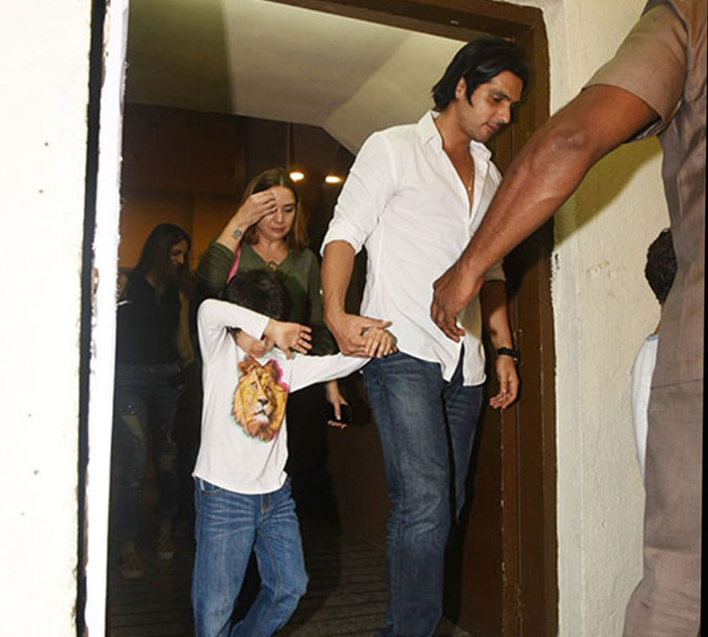 Hrithik Roshan and Sussanne Khan catch a movie with their sons