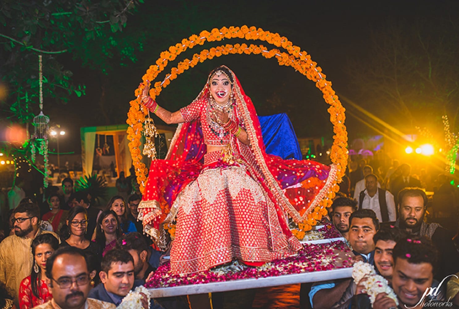 candid photos of pooja banerjee's marriage