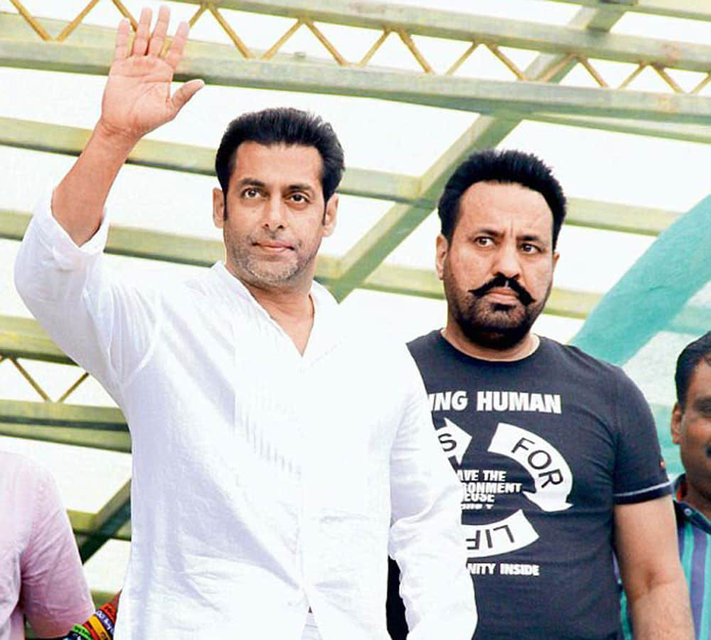 salman khan bodyguard shera I wont stand next to bhai but in front of him
