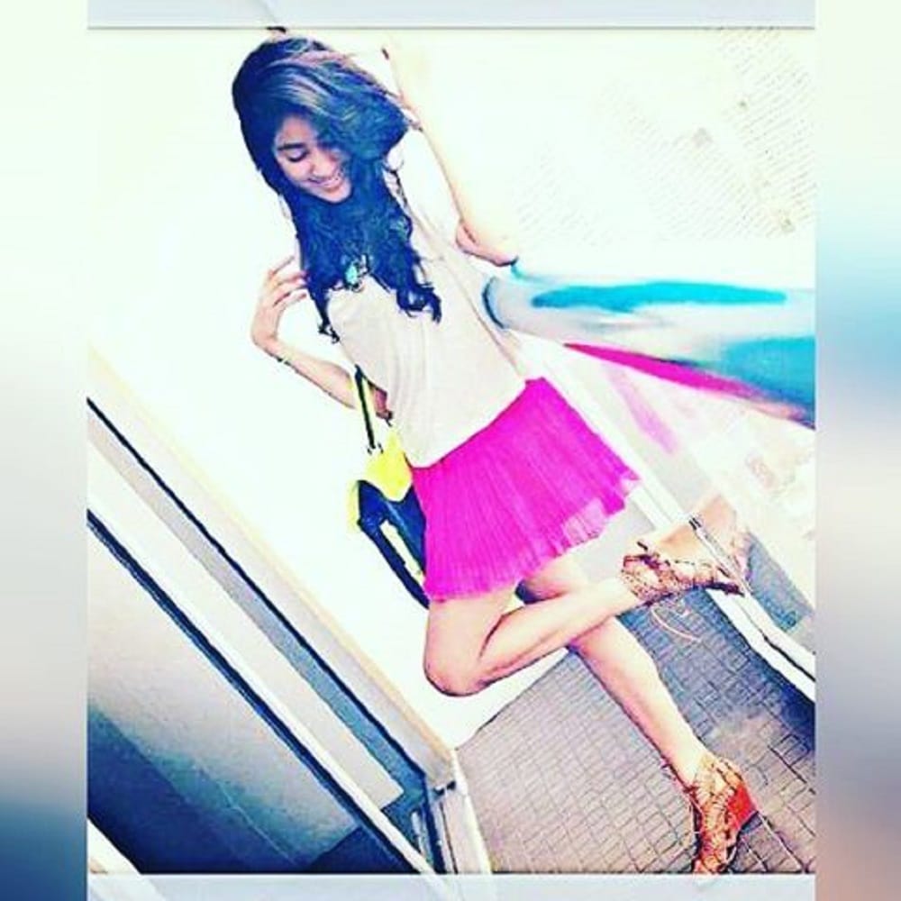 Sridevi’s daughter Jhanvi Kapoor shares her adorable pics in manish malhotra's lengha