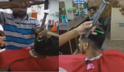 hair cutting possible with the chisel and hammer 
