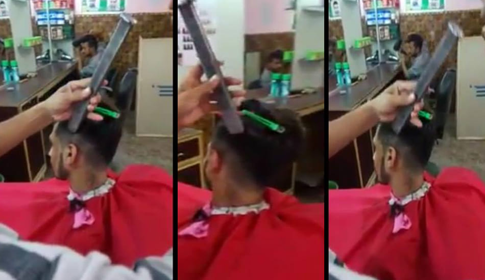 hair cutting possible with the chisel and hammer 