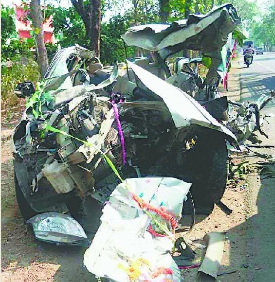 Death in the accident, car test