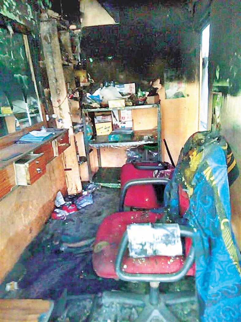 Fire at the AutoPart Shop, burn millions of goods