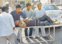 jind, road accident, 3 vicale , one dead, ,2 injured,  jind, harayana