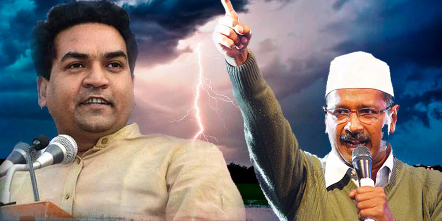 Kapil Mishra hits back at Kejriwal says after times wives stop scolding father doesn't