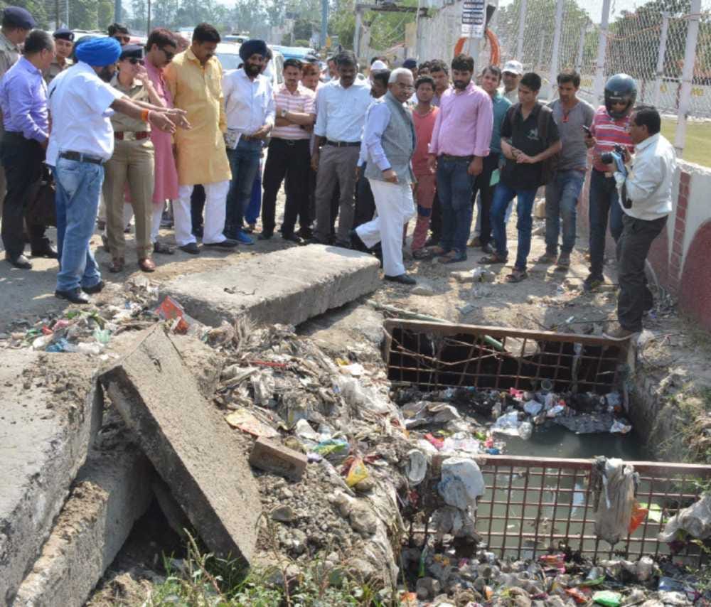 Urban Development Minister Madan Kaushik visit in dehradun