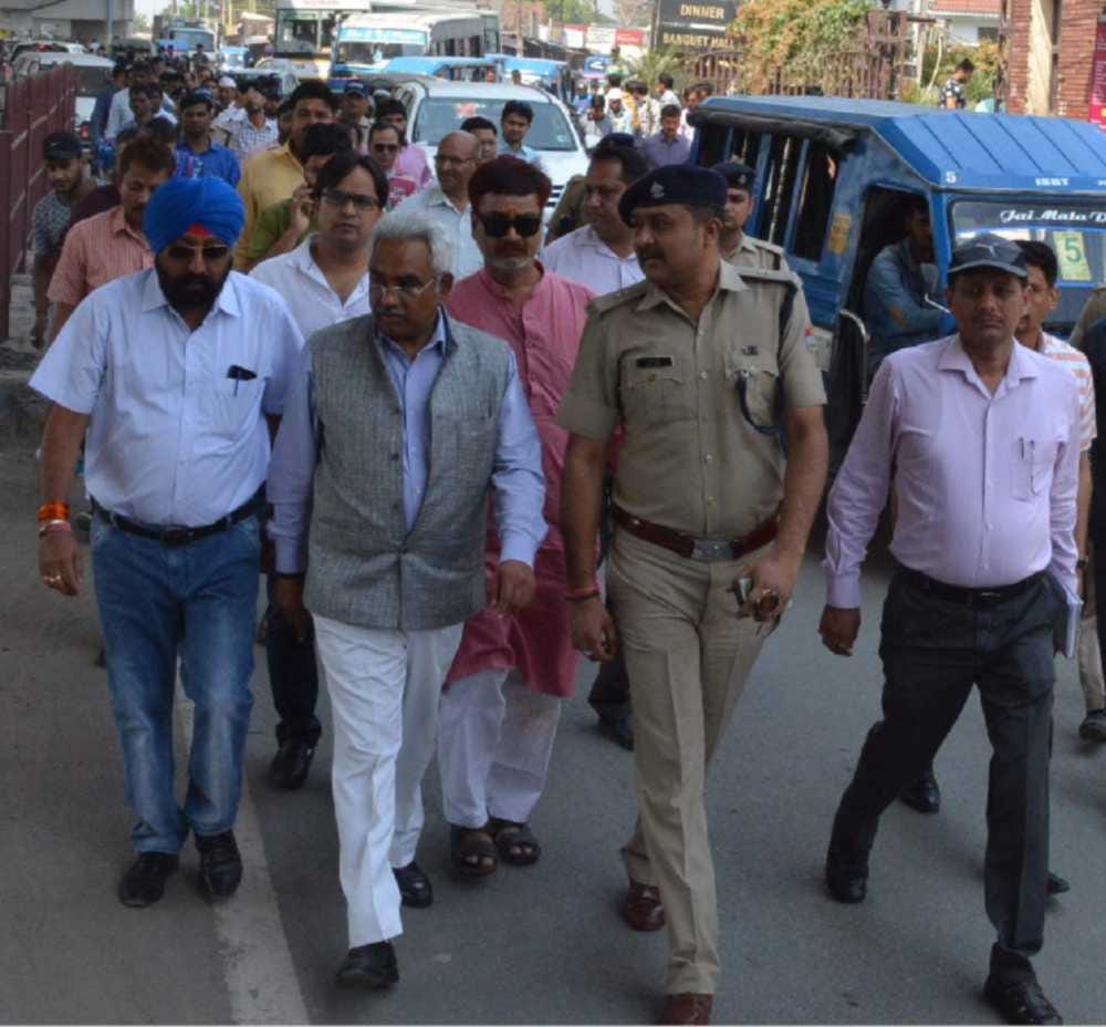 Urban Development Minister Madan Kaushik visit in dehradun