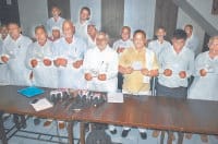 jaat leaders, press confrence, aarakshan andolan, kaithal