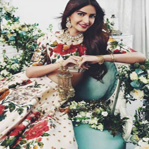 If you are confuse with your wedding lehenga, then peep into the Sonam Kapoor’s latest photoshoot