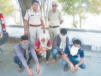 crime, police, four arrest, labour, kaithal