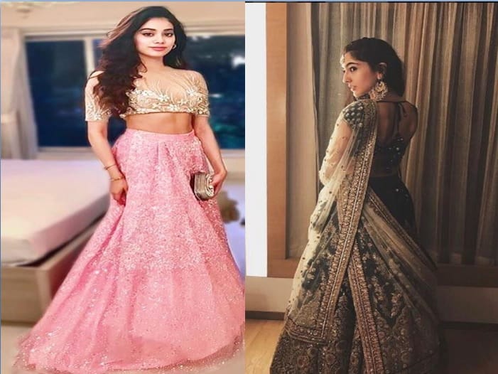 after jhanvi kapoor sara ali kahn also shares stunning photos in lengha