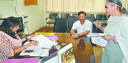 Meerut officers have increased tension over the Chief Minister's visit